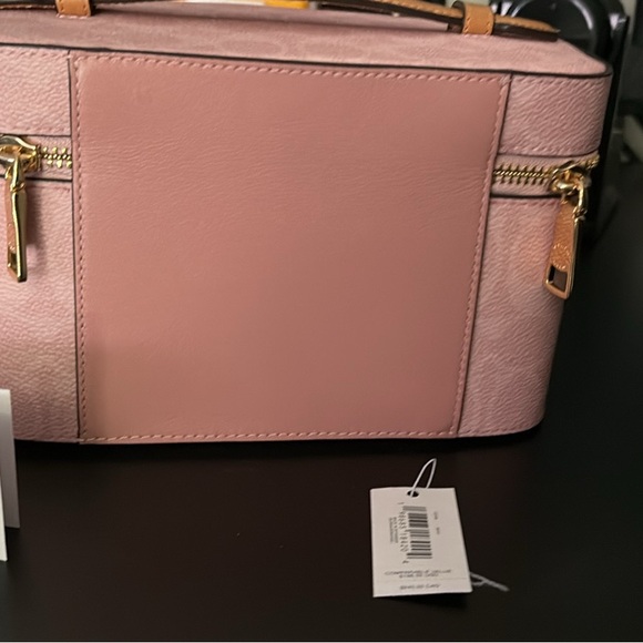 Coach Blush Pink Cosmetic Case with Gold Details - Picture 3 of 3